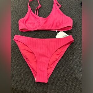 Solid and stripped bikini